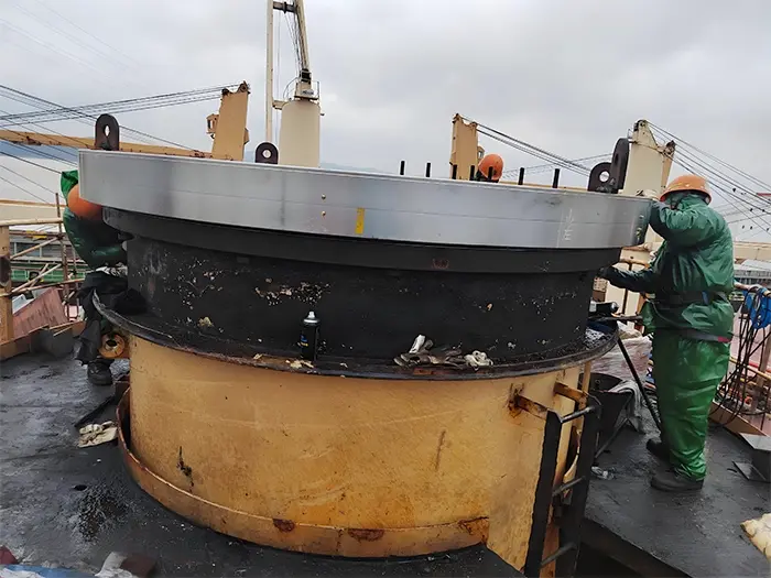 Large Gear Ring installation