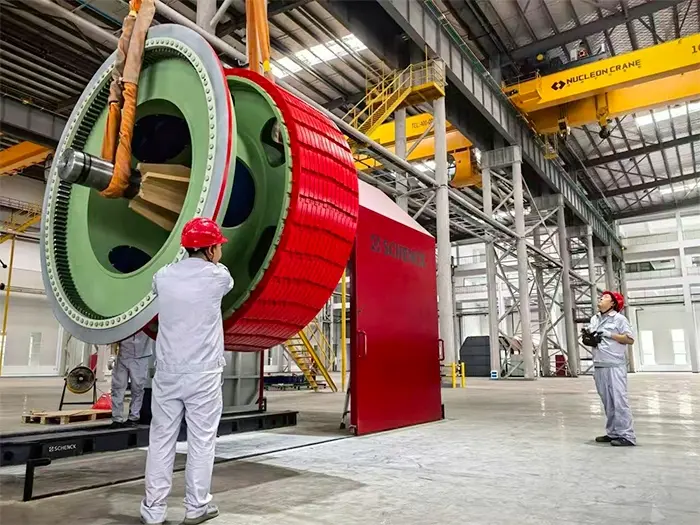 Large Gear Ring installation