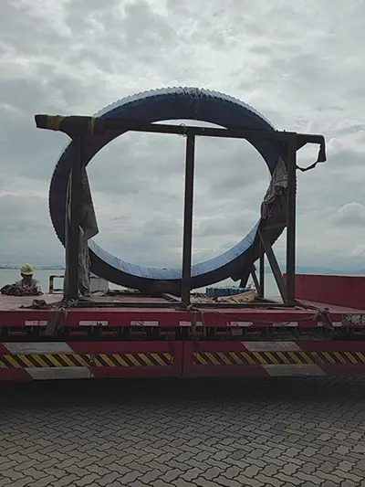 Excavator Slewing Bearing installation Excavator Slewing Bearing installation