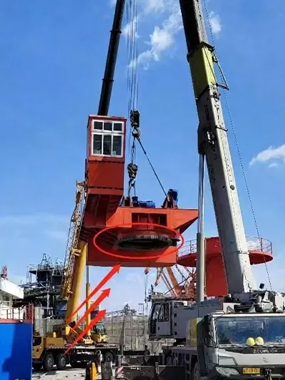 Single Row Ball Slewing Bearing installation