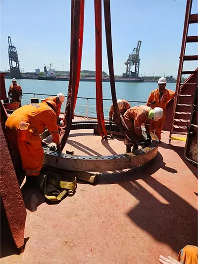 AC200 Crane Slewing Bearing installation