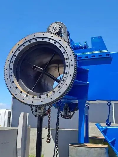 Uncoiling Machine Slewing Ring installation Uncoiling Machine Slewing Ring installation