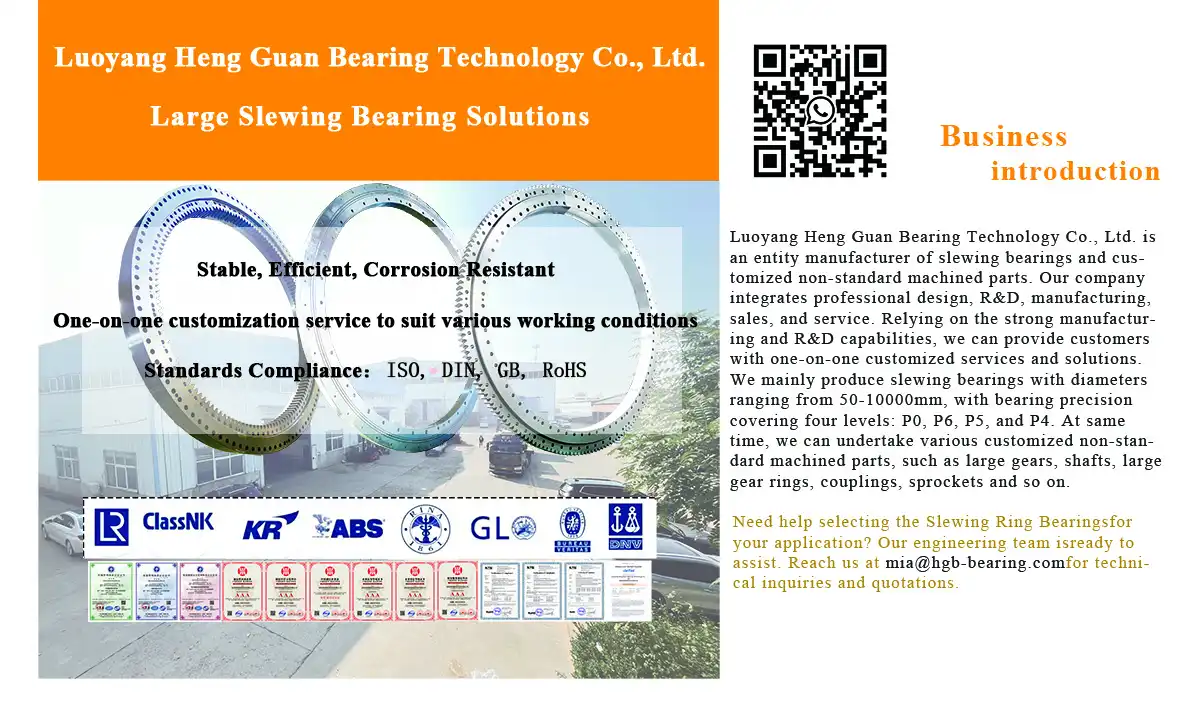 Slewing bearing Slewing bearing