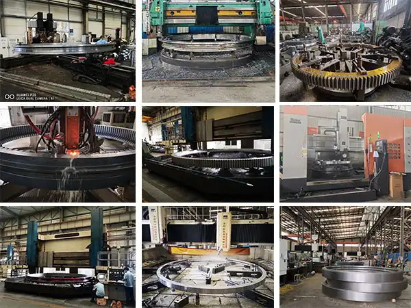 Slewing gear bearing