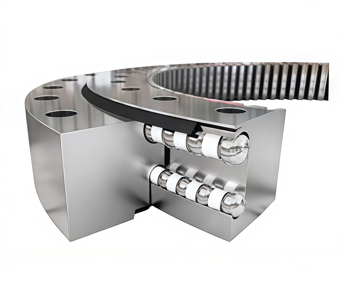 Double-row Heterodiametric Contact Ball Slewing Bearing