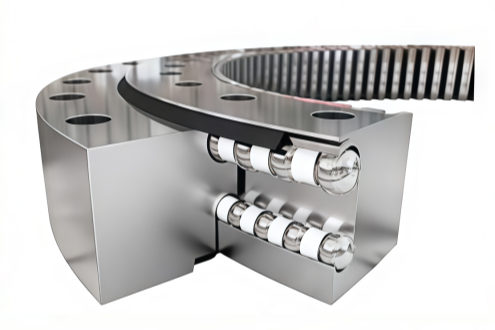 Double row ball slewing bearing