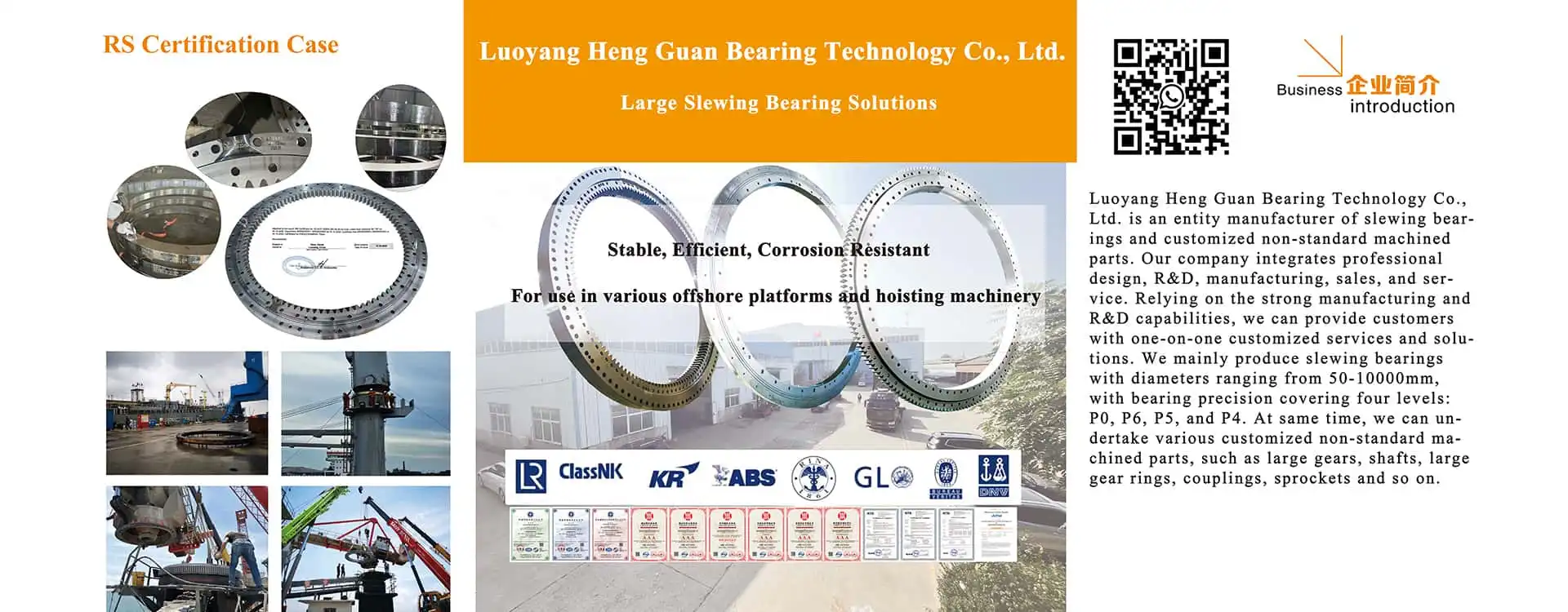 Marine Slewing Ring Bearings