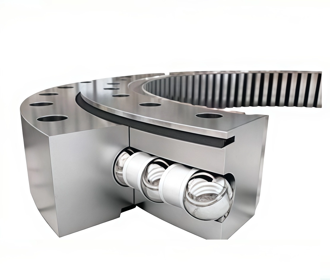 Single row four point contact ball slewing bearing (Q series)